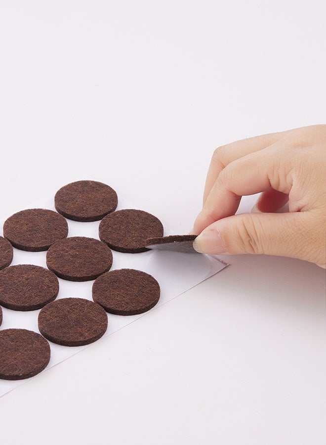 لوازم سنيل طقم وسادة رجل طاولة دائري كبير 24 حبة - وسادات حماية دائرية للأرجل لحماية الخشب والبلاط والباركيه وتقليل الاحتكاك. - Image 3