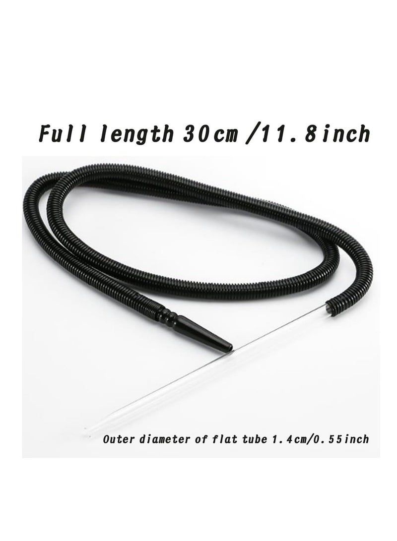 Glass Disposable Hose Pipe 10 Pcs (Black),Unmatched  Experience - Image 2