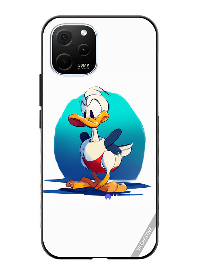 VR CREATIVE Protective Case Cover For Huawei Enjoy 50z Donald Duck Design Multicolour - Image 1