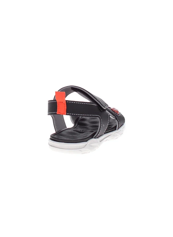 موليكينهو Molekinho Boys Sandals With Back Strap Black | Made In Brazil