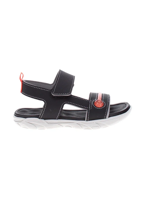 موليكينهو Molekinho Boys Sandals With Back Strap Black | Made In Brazil