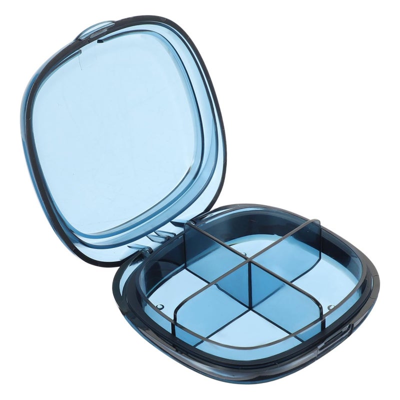 Waterproof Pill Organizer Case Portable Four Compartment Sealing Medicine Storage Box For Travel Weekly Medication Management - Image 2