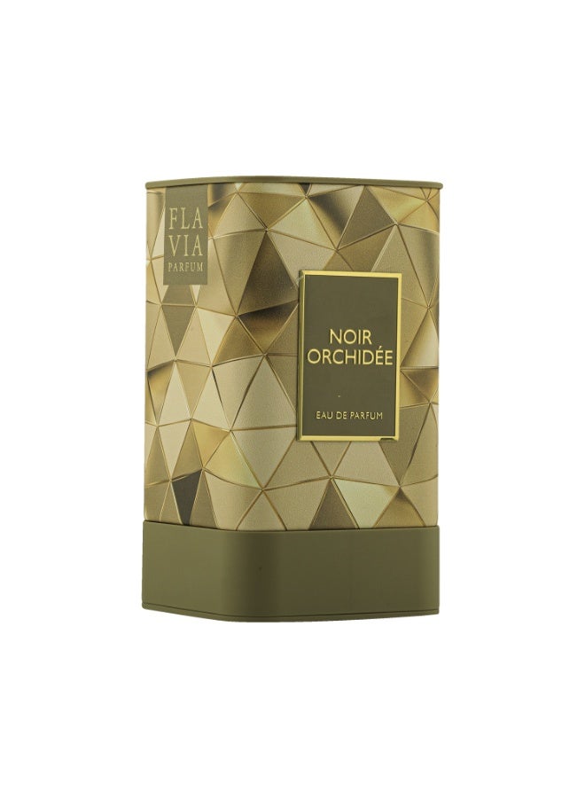 Flavia Noir Orchidée Marble Collection Eau De Parfum For Men & Woman 90ml | Perfumes For Men & Women | Long Lasting Luxury Fragrances For Him & Her | Woody Scent Dark Floral & Earthy Truffle - Image 3