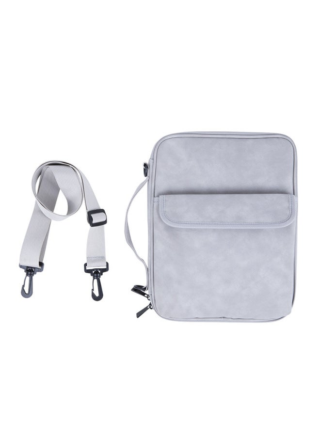Tablet Bag 11 Inch Men's And Women's Bag Crossbody Bag Advanced IPad Storage Bag 13 Laptop Laptop Inner Bag-Color:Light Gray-Size:13inch - Image 1
