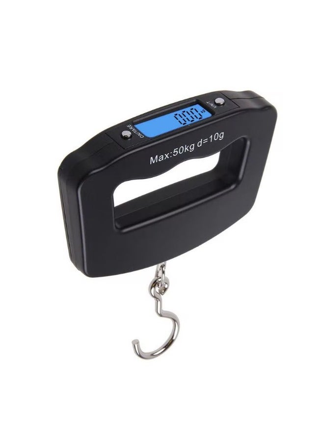 Generic - Digital Hanging Luggage Weight Scale Black 50 Kg - Image 1
