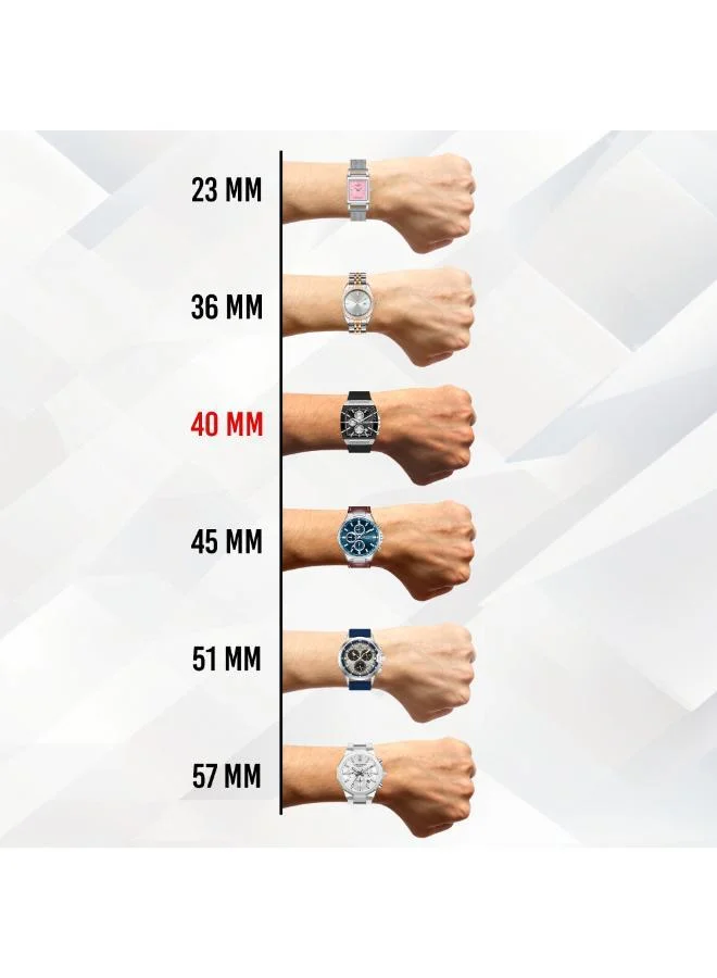 Lee Cooper  Men's Silicone MULTIFUNCTION Watch LC08399.351 - 41×49.5 mm for Men | Best Price UAE