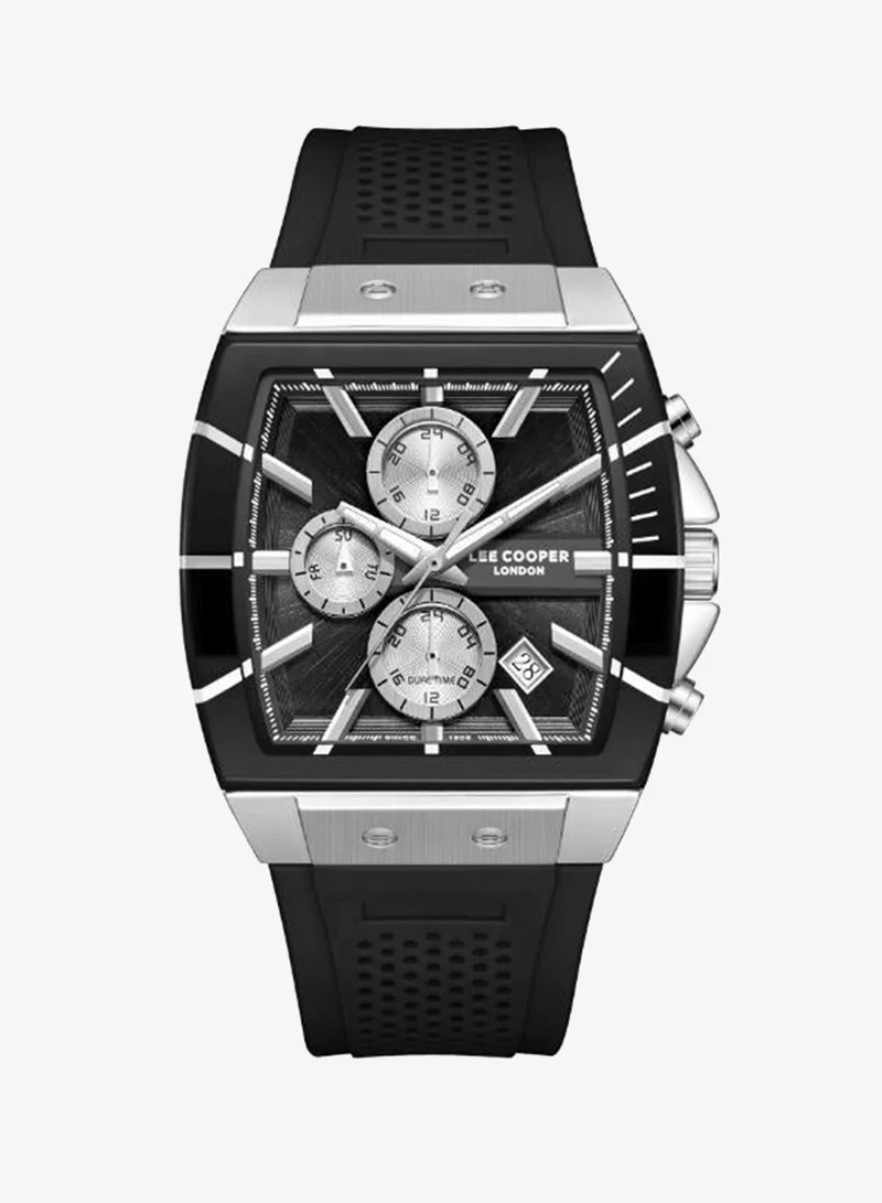 لي كوبر Men's Silicone MULTIFUNCTION Watch LC08399.351 - 41×49.5 mm