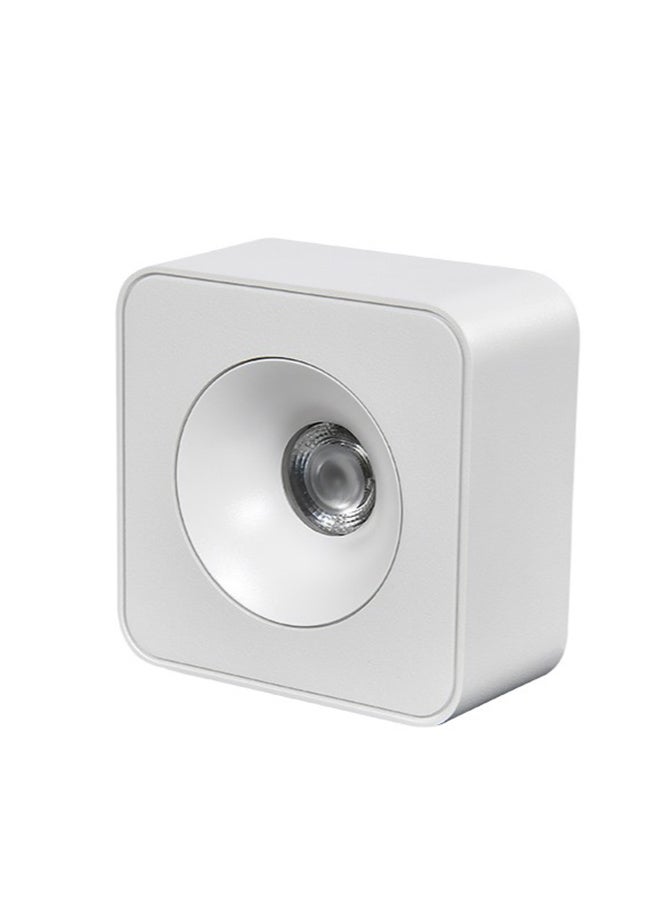 10W Square Ceiling LED Spotlights Surface Mounted Lamps Single Head With 3000K Warm White  - Image 1