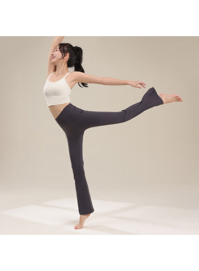 Liberal Ziyouxi Yoga Pants For Women, Winter Brushed High-waisted Tummy Control Slimming Flared Leggings For Pilates Dance Training And Fitness Workouts - Image 2