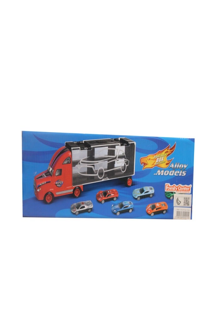 family time Free Wheel Container Car With/12 PCS Metal Car 10-1780126 - Image 3