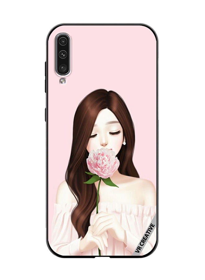 VR CREATIVE Protective Case Cover For Samsung Galaxy A50/A50s Rosy Design Multicolour - Image 1