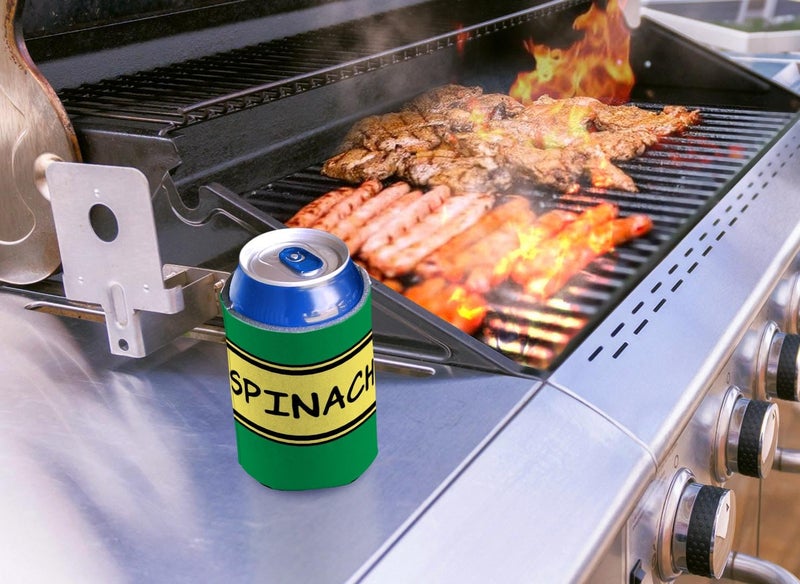 ThisWear Halloween Costume Accessories Sailor Costume Spinach Can 2-Pack Can Drink Thermocoolers - Image 2