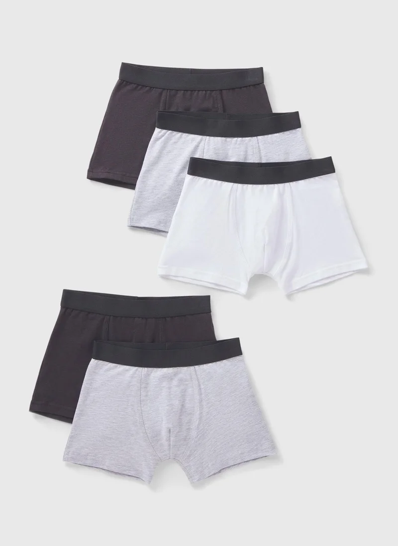 Matalan 5 Pack Multicolour Trunks
