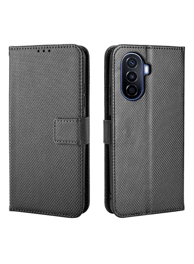Zaboon Case For Huawei nova Y70 / nova Y70 Plus Diamond Texture Leather Phone Case - Image 2