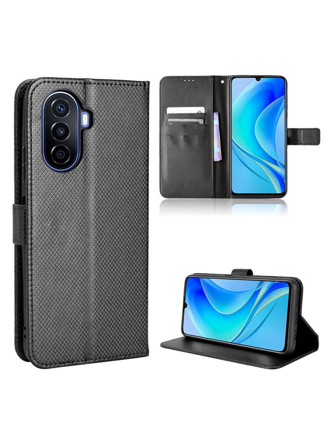 Zaboon Case For Huawei nova Y70 / nova Y70 Plus Diamond Texture Leather Phone Case - Image 1