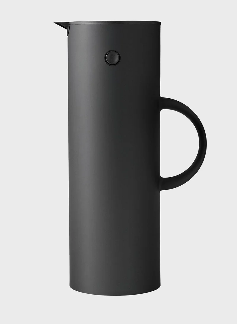 Stelton Em77 Vacuum Coffee Jug Flask 1L - Soft Black