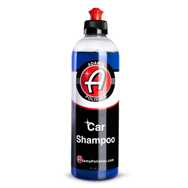 Adams Car Shampoo 16oz pH Best Biodegradable Car Wash Soap for Foam Cannon Spray Gun or Bucket High Foam ScratchFree Auto Detailing for Cars Trucks RVs Motorcycles