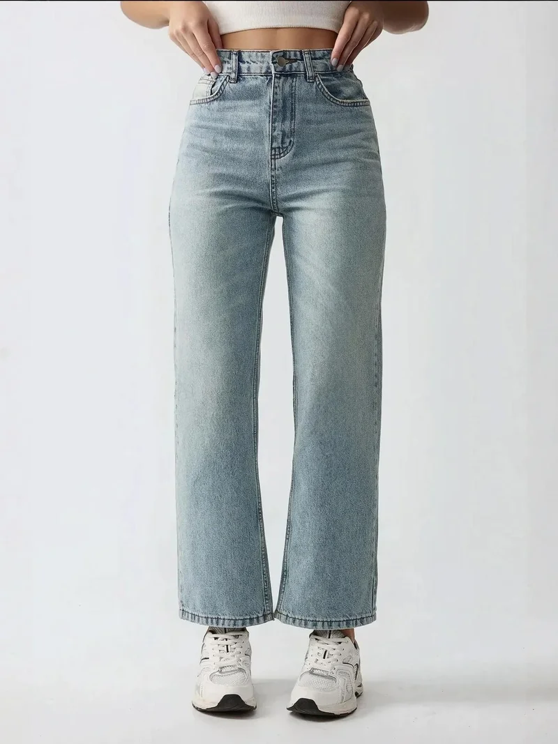 HICCUP Straight Leg Denim Jeans