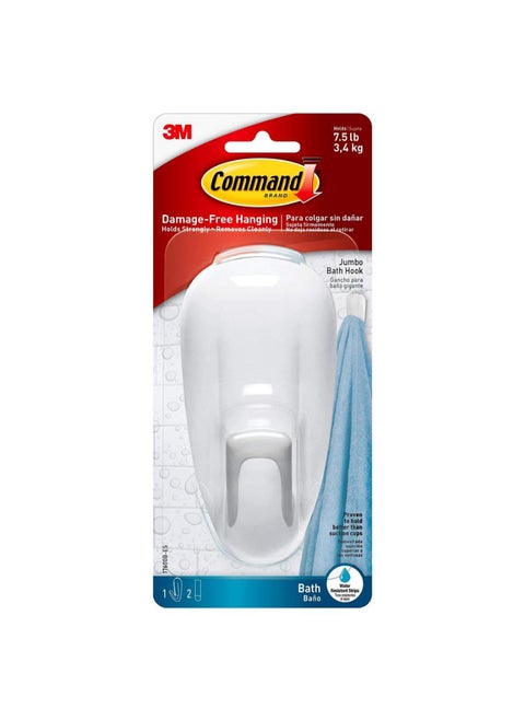3M Command Jumbo Bathroom Hook