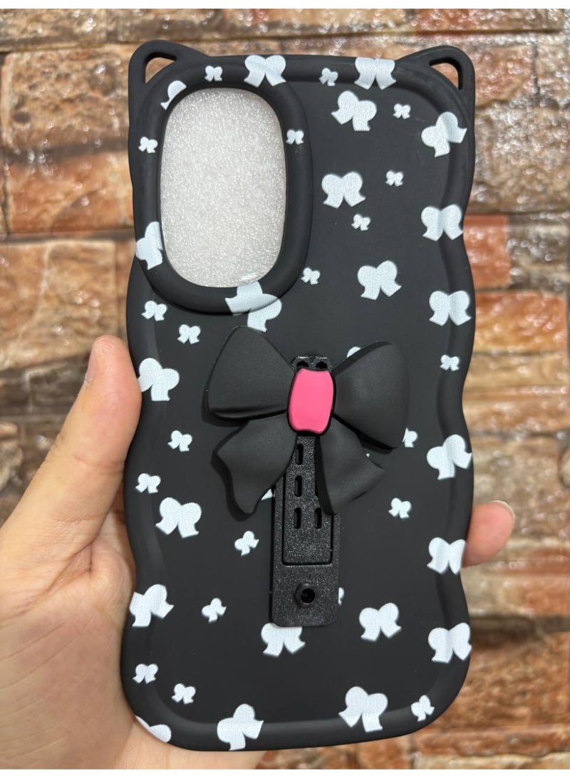 Back Cover With a Bow  Compatible With Phone Oppo A76 4G - Image 2