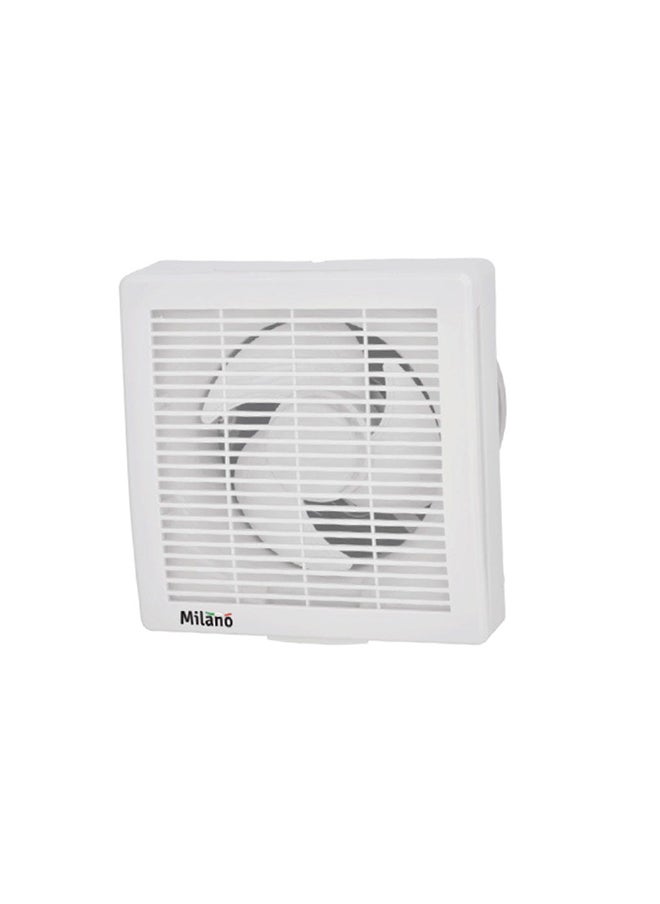 milano Auto Shutter Exhaust Fan For Bathroom Kitchen Hotal Coffe Shop Warehouse Energy Saving Ventilation Fan White 8 Inch  - Image 1