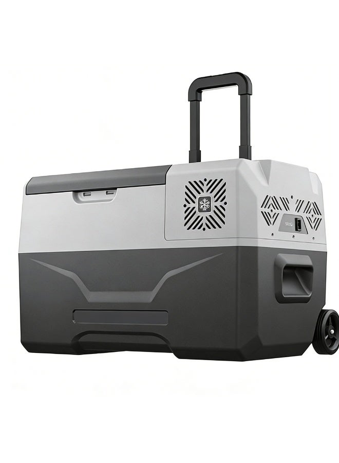 Crony Cx40 Portable Car Refrigerator: Dual-Use For Car And Home, Freezing And Refrigerating Medicines, Convenient Handle, Large Capacity, Outdoor Cooling Compressor For Car Rv Vehicle Boat Home Use Travel Camping Truck Party Picnic Outdoor - Image 1