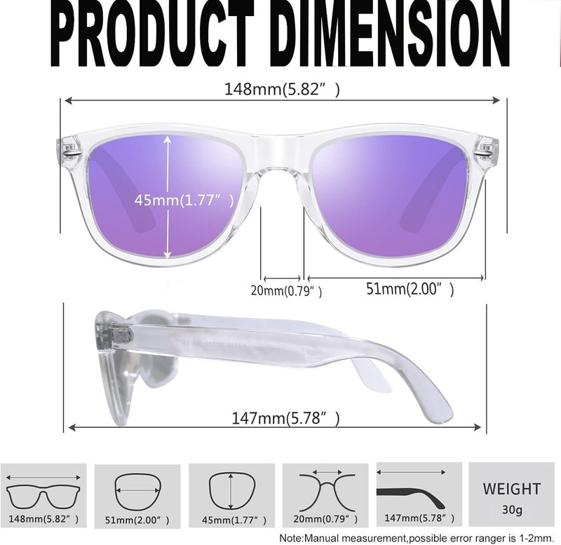 KANASTAL Polarized Sunglasses Men, Fashion Square Sun Glasses Women, Classic Shades for Womens, Driving Fishing Outdoor 100% UV400 Protection - Image 4