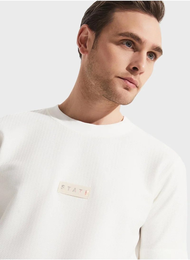 جون Printed Crew Neck T-Shirt