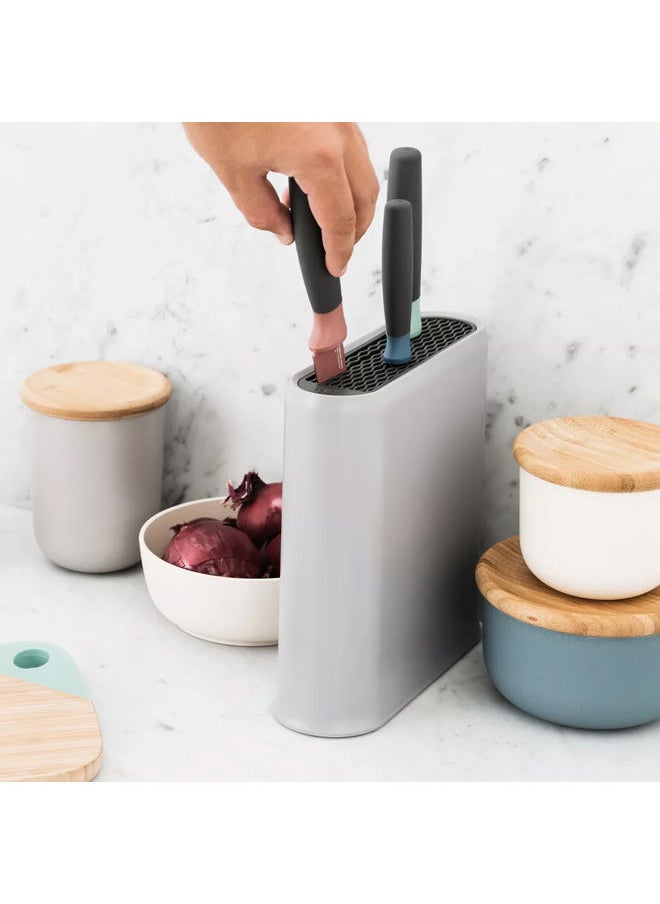 Berghoff - 6-Piece Knife Block Leo -1 X Paring Knife 8.50 - 1 X Vegetable Knife 11-1 X Small Chef'S Knife 14 -1 X Chef'S Knife 19 - 1 X Bread Knife 21.50 -1 X Knife Block 23 cm - Image 1