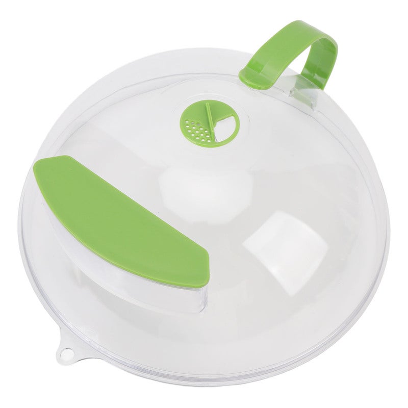 Microwave Cover: 200°C Heat Resistant Vented Splatter Cover With Extended Anti-scald Handle - Insulation Preservation Transparent Food Lid For Home Cooking Leftover Reheating - Image 4