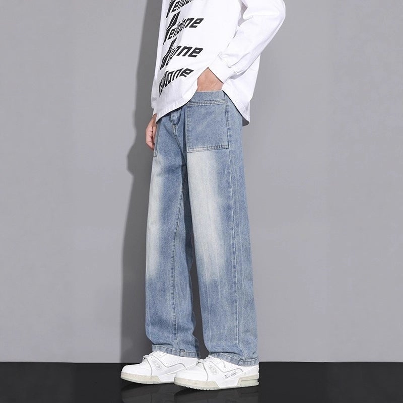 Unisex Casual Daily Denim Jeans - Image 4