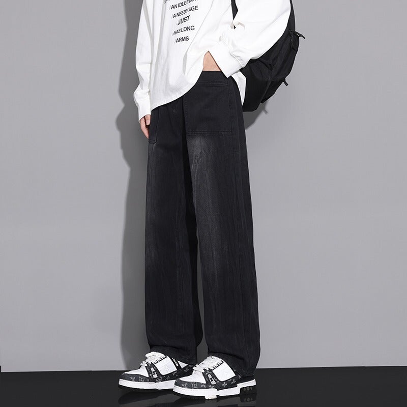 Unisex Casual Daily Denim Jeans - Image 1