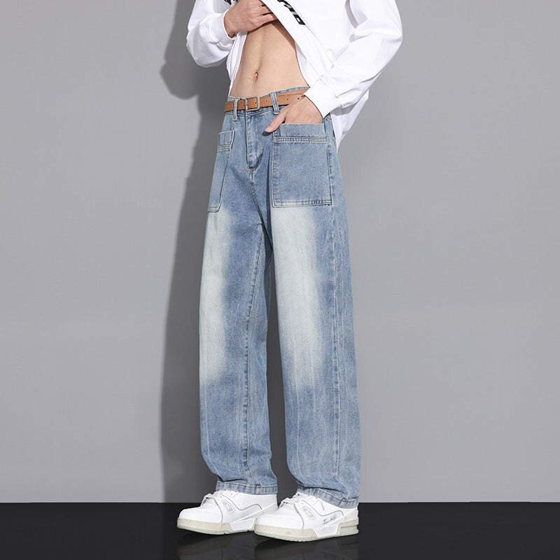 Unisex Casual Daily Denim Jeans - Image 2