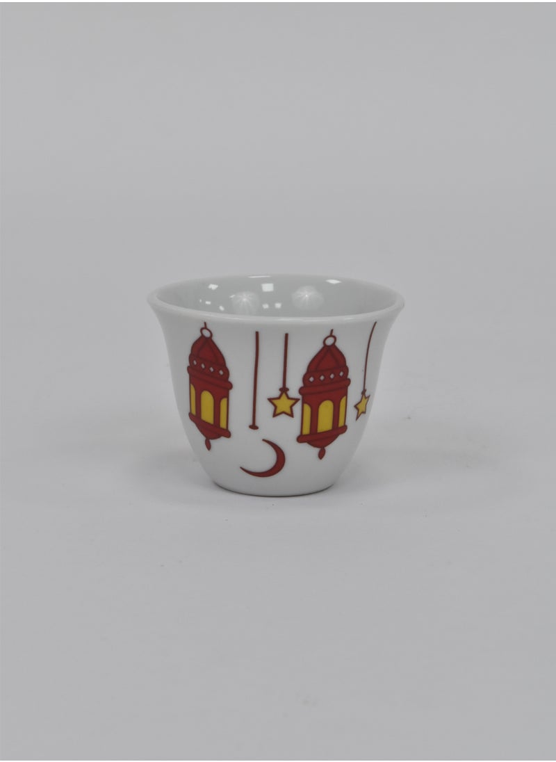 FUN MOMENT - A set of 6-piece coffee cups with various Ramadan designs - Image 1
