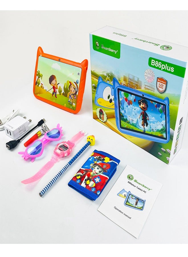 Smartbarry Smartbarry 7-inch WiFi HD Kids Tablet B86 Plus with Gifts – Orange - Image 2