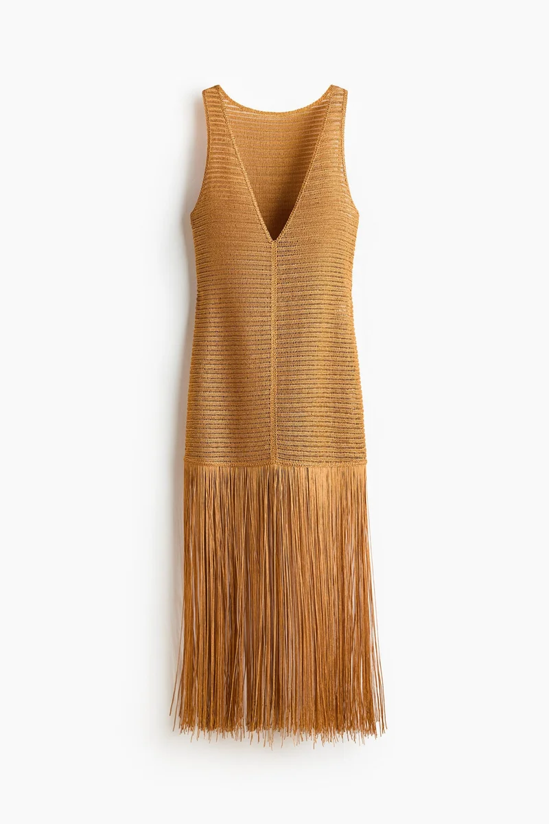 H&M Fringed beach dress