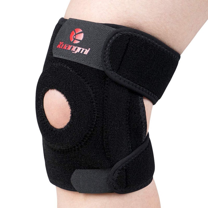 Kuangmi Child Knee Support Open Patella Adjustable Black 1 Piece - Image 5