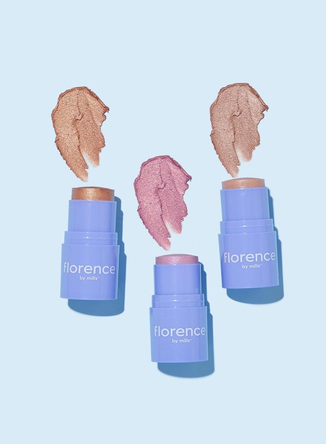 florence by mills Self Reflecting Highlighter Stick, Self Respect (pink), 0.21 oz/ 6 g - Image 5