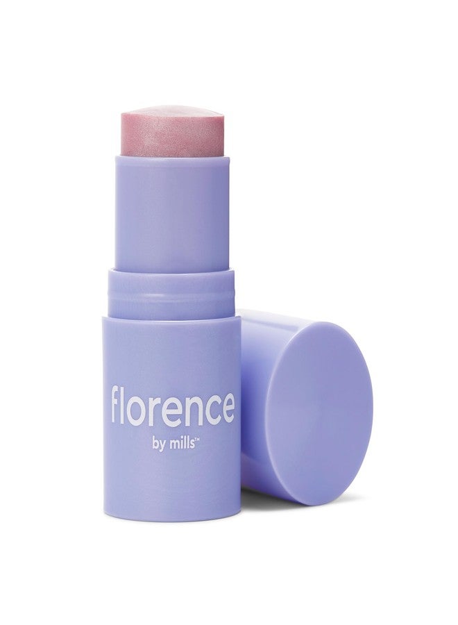 florence by mills Self Reflecting Highlighter Stick, Self Respect (pink), 0.21 oz/ 6 g - Image 1