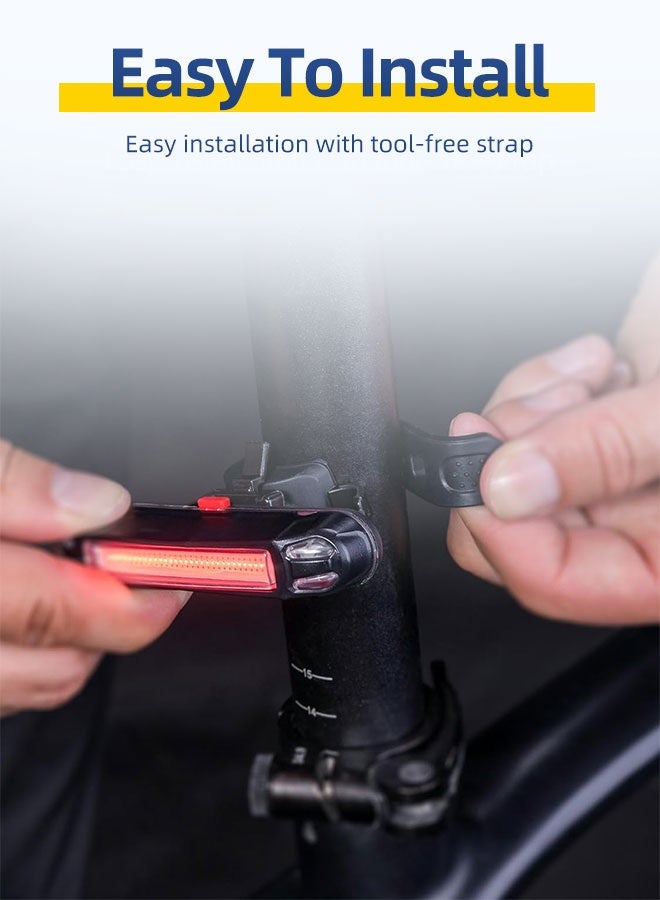 CREEPER Bicycle Tail Light with Multiple Flashing Modes for Outdoor Safety and Daily Use - Image 5