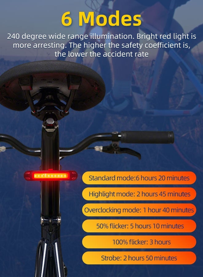 CREEPER Bicycle Tail Light with Multiple Flashing Modes for Outdoor Safety and Daily Use - Image 4