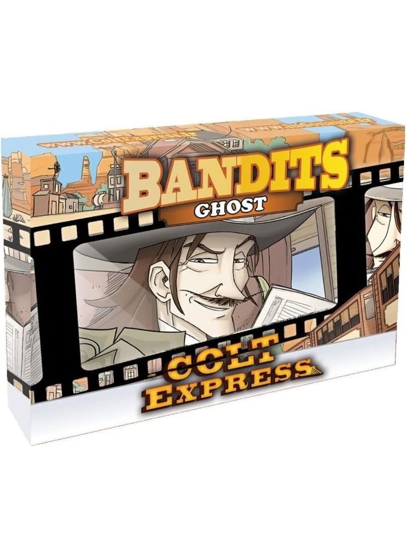 Asmodee Colt Express Ghost BANDIT PACK  New Game Mode MiniExpansion Wild West Adventure Game Strategy Game for Kids  Adults Ages 10 26 Players Made by Ludonaute  - Image 1