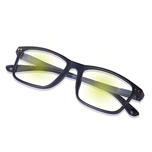 Freddy Unisex Zero & Power Reading Blue Cut Anti Reflection Glasses Full Frame Spectacles Glasses For Mobile Laptop Tablet Computer (Grey Stick, 1.50) - Image 1