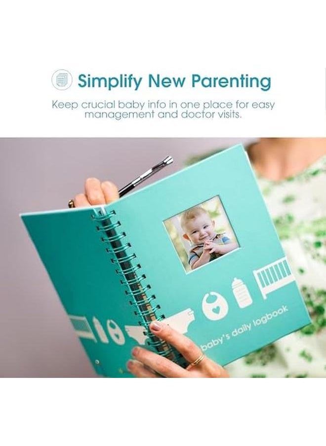 pearhead - Baby'S Daily Log Book 50 Easy To Fill Pages Track And Monitor Your Newborn Schedule - Image 1