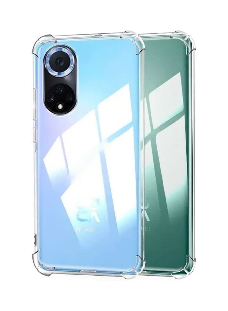 فيسوس الغطاء الخلفي لمكافحة الخدش الصافي مع مصدات الزاوية لشرف 50 / هواوي نوفا 9 - Image 1