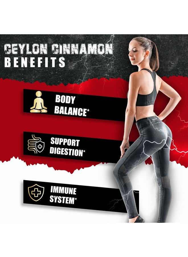 BMVINVOL Ceylon Cinnamon Capsules with Berberine HCl, Apple Cider Vinegar, Turmeric, Ginseng, Black Pepper - 6in1 for Support Immune Function - 60 Count - Image 5