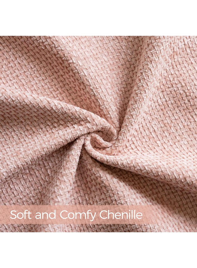 VIUAUAX وسادة شينير وسادة سادة 45 × 45 CM وسادة الديكور الحديثة وسادة 2 وسادة الصليب المزارع - Image 4