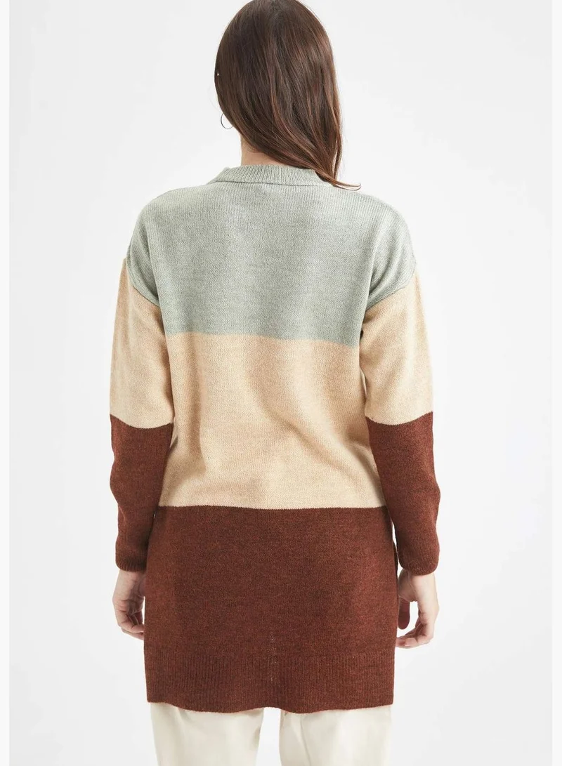 DeFacto Block Colour Crew Neck Tunic
