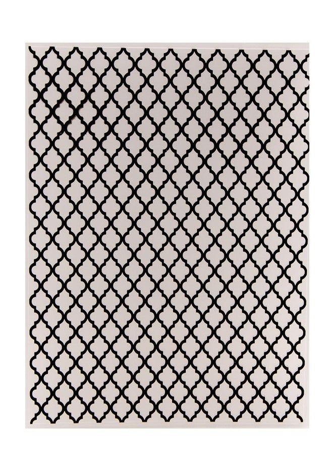 Arbuya Plastic Embossing Folder (5.9"x5.9''| Diamond Pattern) Paper Crafts Plastic Textured Impressions for Card Making Scrapbooking - Image 3