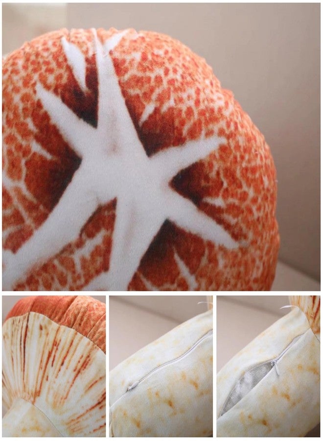 EHOTONG Creative 3D Mushroom Throw Pillows Funny Food Pillow Plush Toys, 15" - Image 3